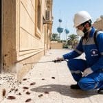 رش صراصير ونمل وبق بالكويت